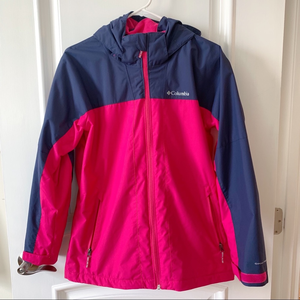 Hot Pink & Navy Columbia Winter Ski Jacket